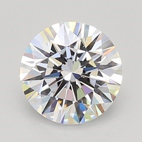 1) Colorless Simulated Diamond